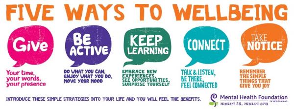 Five Ways To Wellbeing